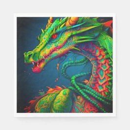Servilleta De Papel Artsy Dragon