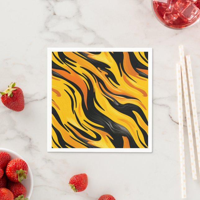 Servilleta De Papel Artsy Striped (In situ)