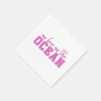 Servilleta De Papel As Free as the Ocean | Coastal Entertaining