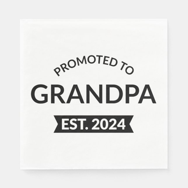 Servilleta De Papel Ascendido Al Abuelo Este. II 2024 (Anverso)