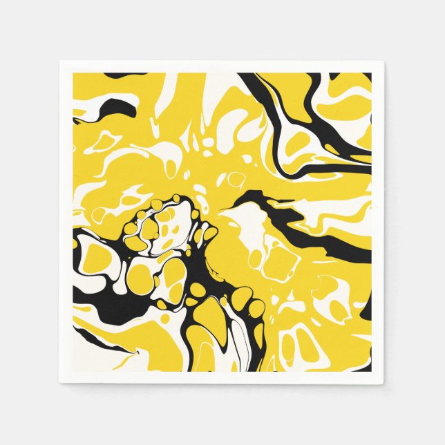 Servilleta De Papel Asher - Liquify Abstraction (Anverso)