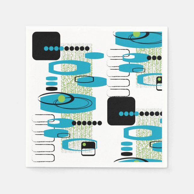 Servilleta De Papel Así Que Hip A Go-Go (Anverso)