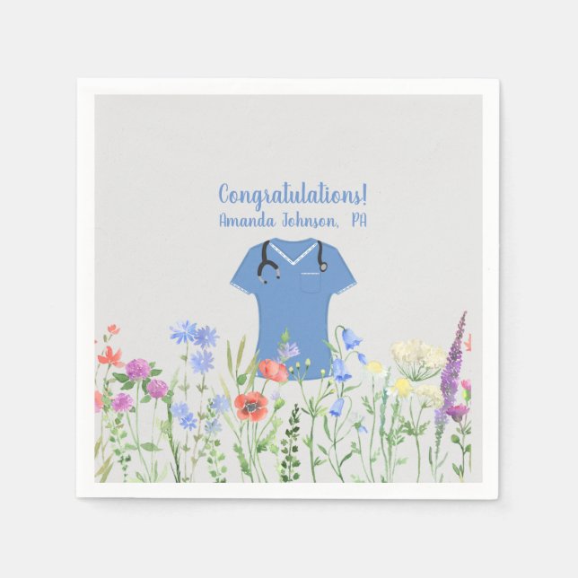 Servilleta De Papel Asistente de Médicos de la Autoridad Palestina Per (Anverso)