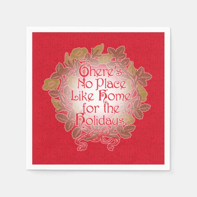 SERVILLETA DE PAPEL ASISTENTE DE VINTAJE DE NAPKINS NAVIDADES DE OZ (Anverso)