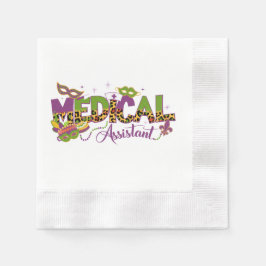 Servilleta De Papel Asistente Médico - Mardi Gras