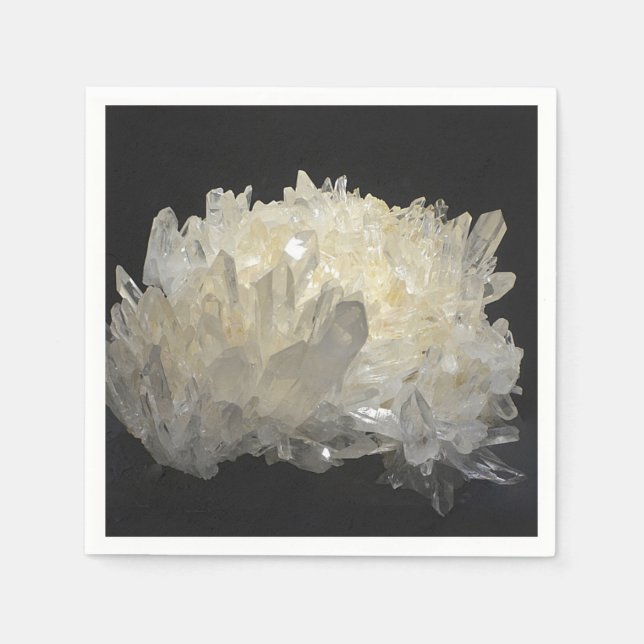 Servilleta De Papel Asombroso cristal de cuarzo (Anverso)