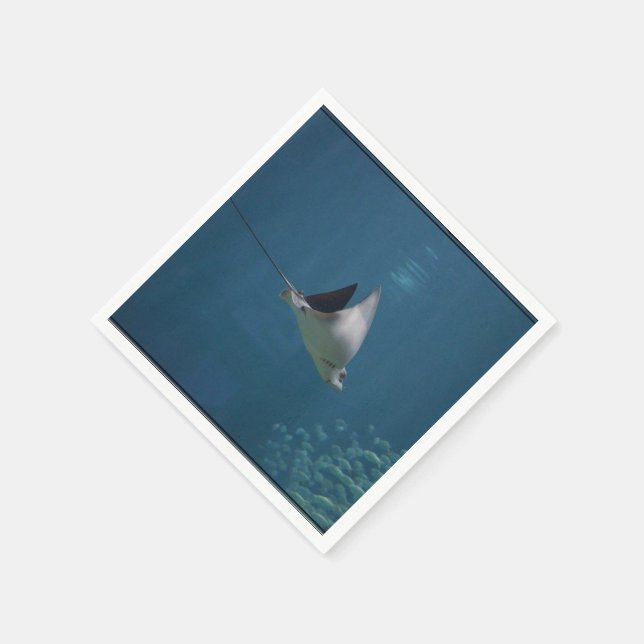 Servilleta De Papel Asombroso Stingray (Borde)