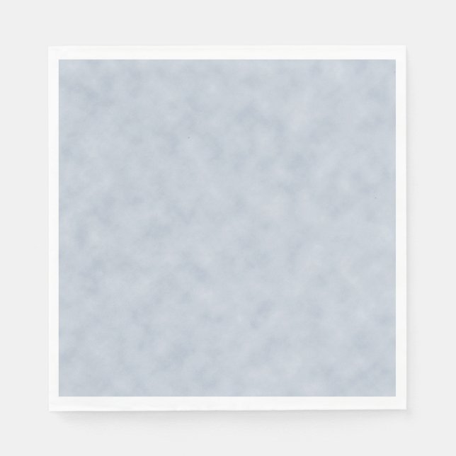 Servilleta De Papel Aspecto de pergamino azul suave (Anverso)