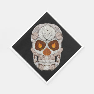 Servilleta De Papel Aspen Leaf Skull 11