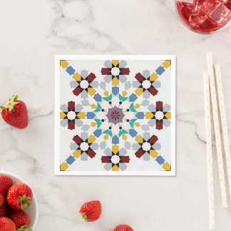 Servilleta De Papel Assiettes En Cartón Zelije Marroquí !Zell Marroquí