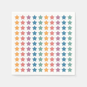 Servilleta De Papel Astrología, estrellas retro