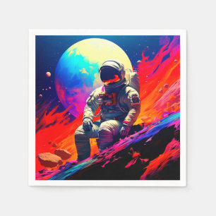Servilleta De Papel Astronauta