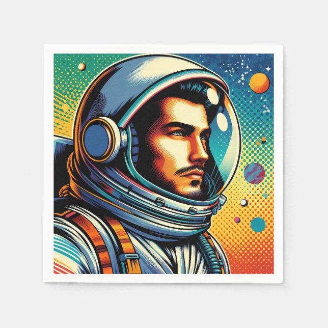 Servilleta De Papel ¡Astronauta en el espacio! (Anverso)