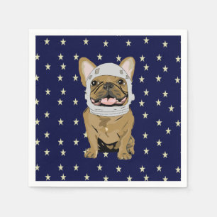 Servilleta De Papel Astronauta perro lindo