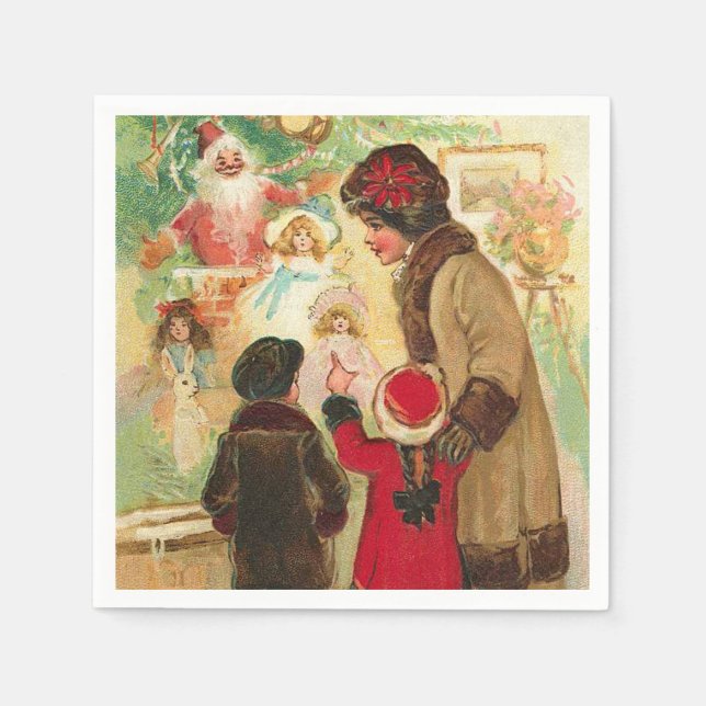 Servilleta De Papel At The Toy Store Window (Anverso)