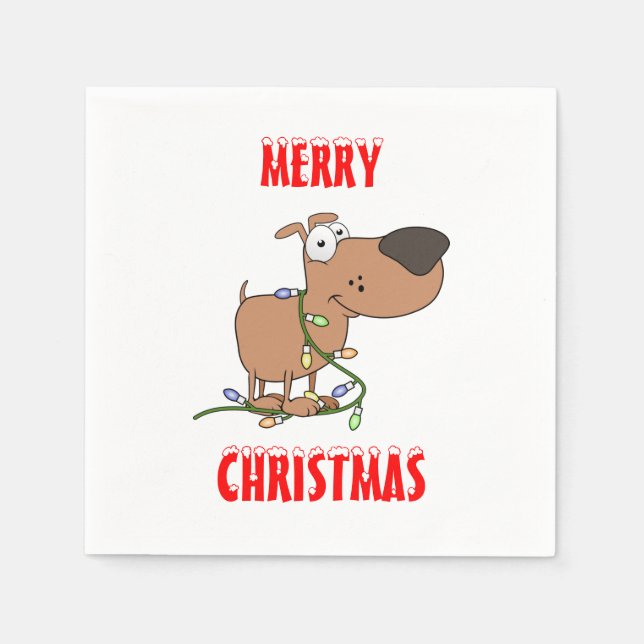 Servilleta De Papel Atrapado en luces (Anverso)