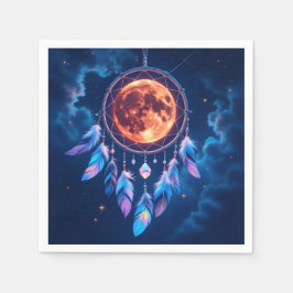 Servilleta De Papel Atrapasueños Eclipse Celestial