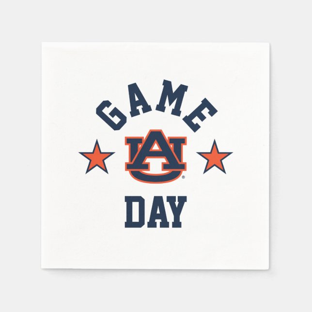 Servilleta De Papel Auburn University Game Day (Anverso)