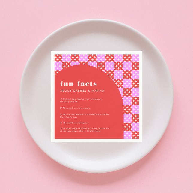 Servilleta De Papel Audaz Boda de la diversión del medio siglo (Subido por el creador)