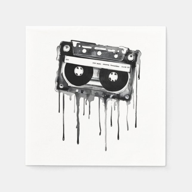 Servilleta De Papel Audiocassette ventilado (Anverso)