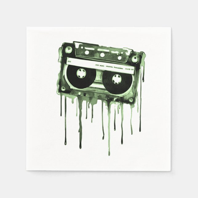 Servilleta De Papel Audiocassette ventilado (Anverso)