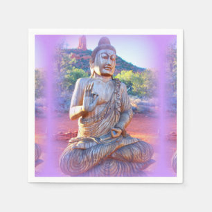 Servilleta De Papel aura lavanda buddha