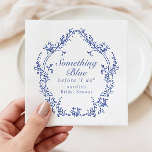 Servilleta De Papel AURELIA Chinoiserie Algo Azul Despedida de Soltera