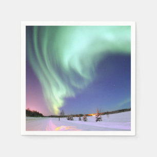 Servilleta De Papel Aurora - Hermosas Luces del Norte