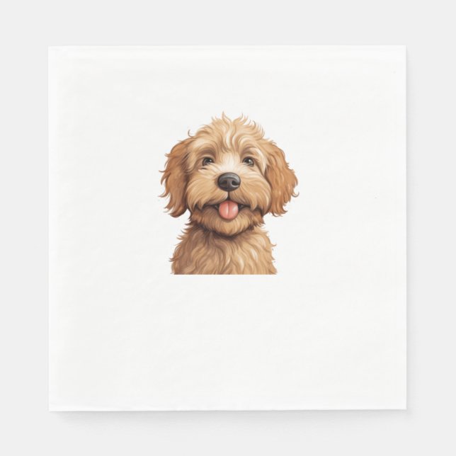 Servilleta De Papel Australian Labradoodle   (Anverso)