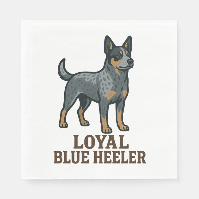 Servilleta De Papel Australian Shepherd (Anverso)
