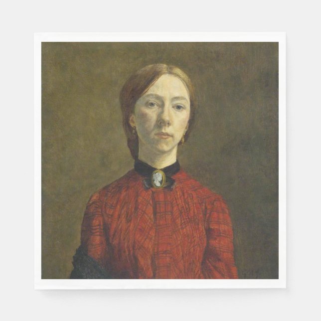 Servilleta De Papel Autoretrato (de Gwen John) (Anverso)