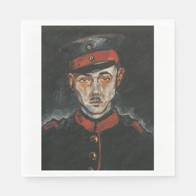 Servilleta De Papel Autorretrato (por Walter Gramatté) (Anverso)