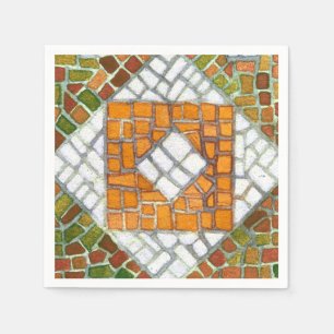 Servilleta De Papel AUTUMN MOSAIC Napkins de papel de cóctel estándar