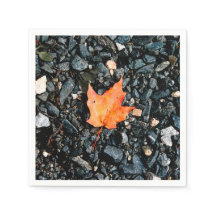 Autumn Naranja Leaf