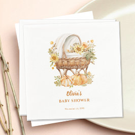 Servilleta De Papel Autumn Pumpkin Neutral Baby Shower