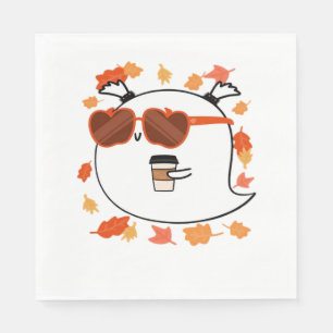 Servilleta De Papel Autumn Vibes Cute Ghost Classic T-Shirt