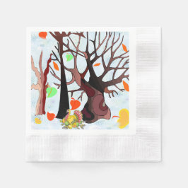 Servilleta De Papel Autumn Wonderland -