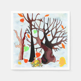 Servilleta De Papel Autumn Wonderland -