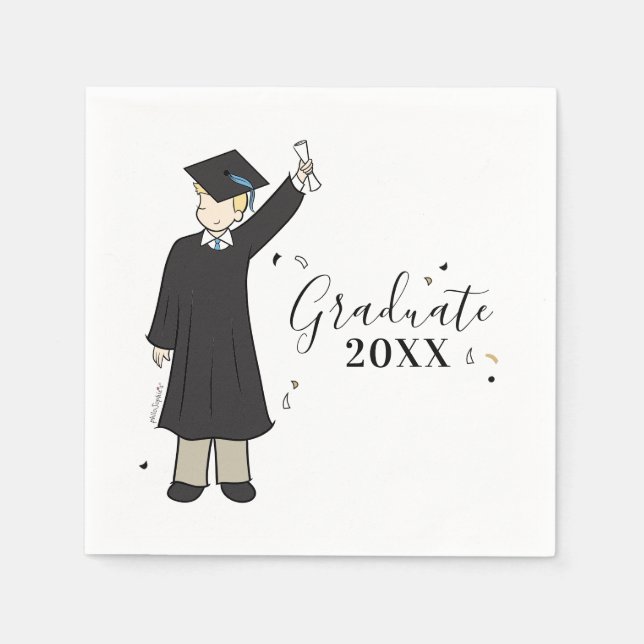 Servilleta De Papel Avatar de personalizado | Toallas para graduación  (Anverso)