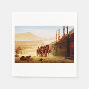 Servilleta De Papel Ave César de Jean-Léon Gérôme
