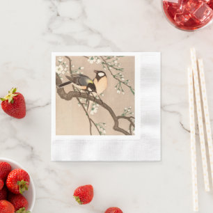 Servilleta De Papel Ave del pájaro Koson de Asia