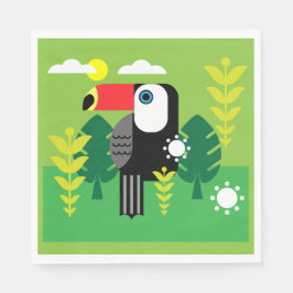 Servilleta De Papel Ave Tropical Turca
