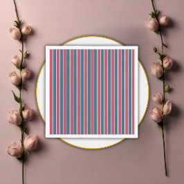 Servilleta De Papel Aventura a la fiesta Baby Shower rosa azul