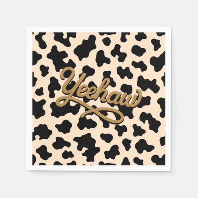 Servilleta De Papel Aventura de Yehaw en el salvaje cumpleaños del Rod (Anverso)