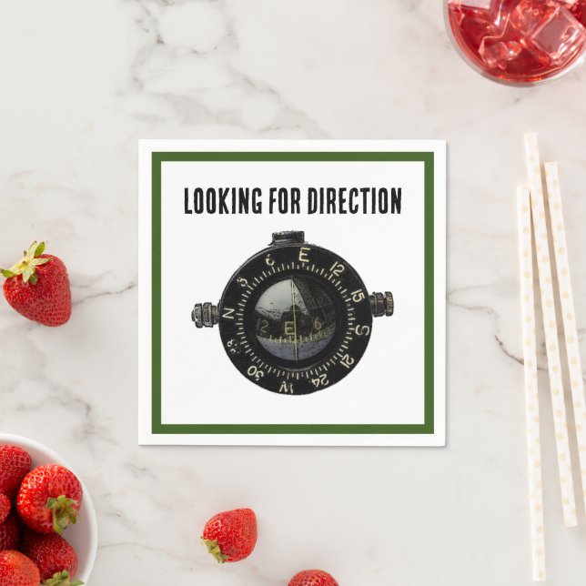 Servilleta De Papel Aventura militar de navegación por brújula de supe (In situ)