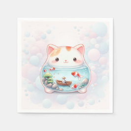 Servilleta De Papel Aventura para gatos caprichosos