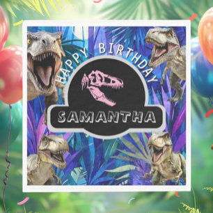 Servilleta De Papel aventura prehistórica