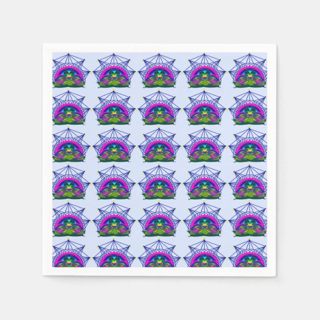 Servilleta De Papel Aves de amor (Anverso)