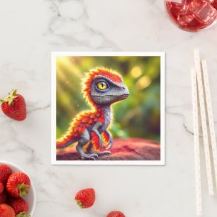 Servilleta De Papel Aves de Dinosaurio