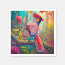 Aves fantasmas Cardenal masculino